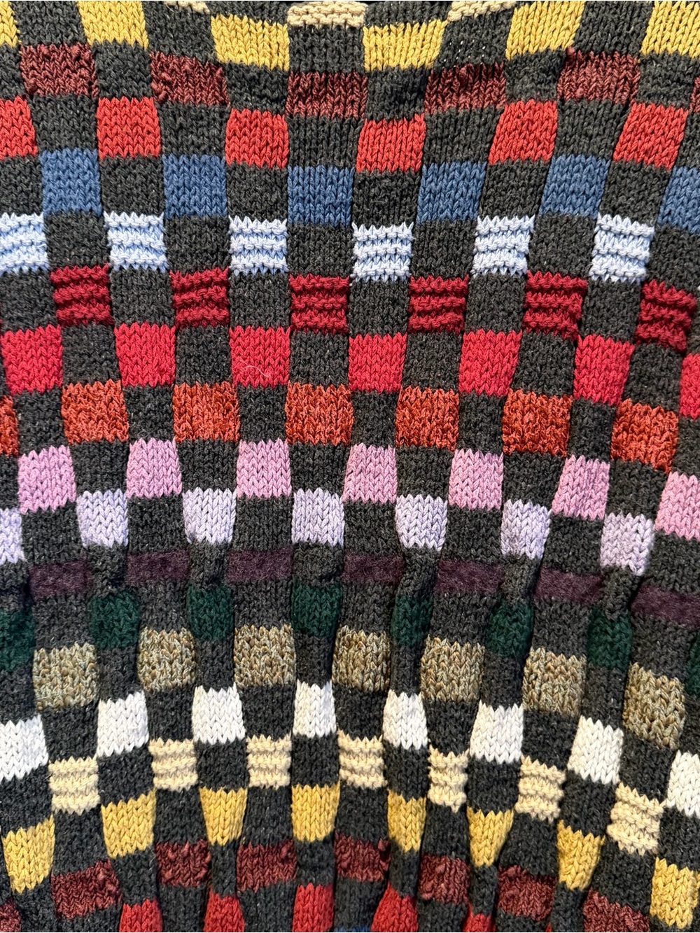 Talbots patchwork knit sweater - Picture 8 of 13